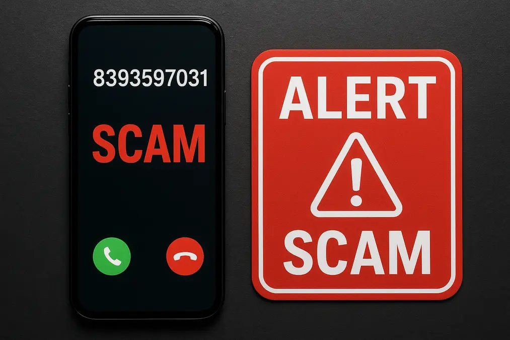 Unknown Number 8393597031: Is It Safe or a Scam? Unknown Number 8393597031: Is It Safe or a Scam?