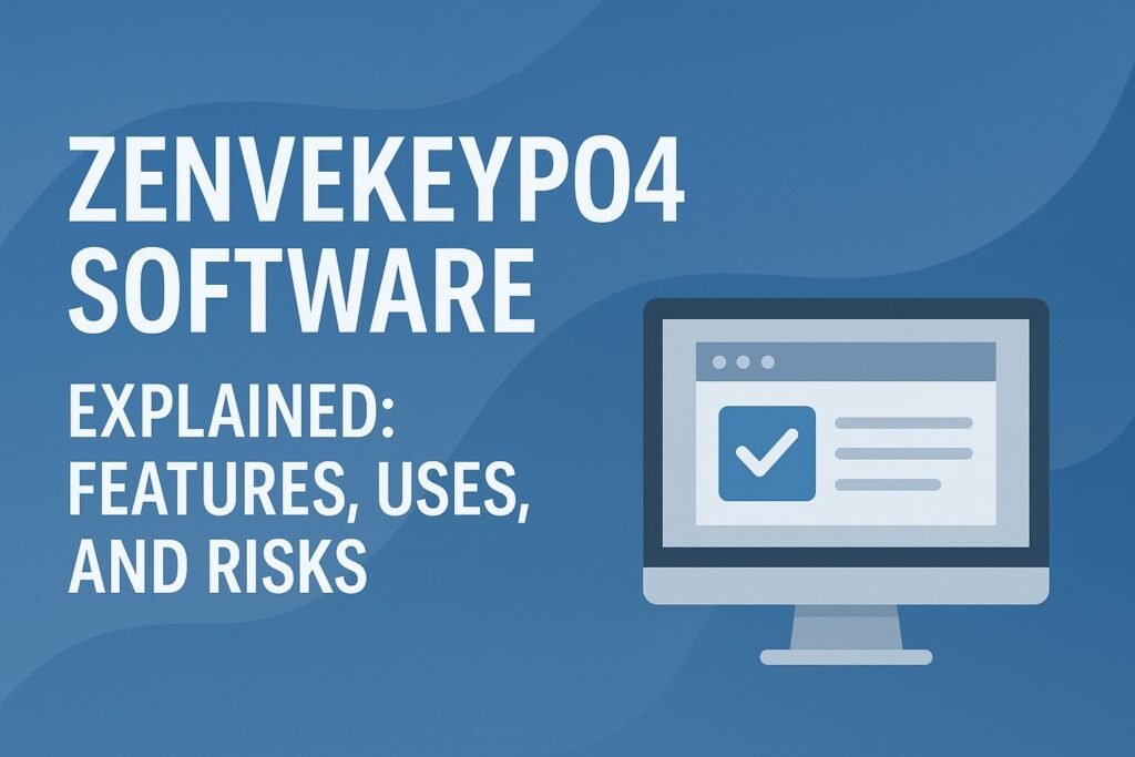 Zenvekeypo4 Software: What It Is, How It Works, and What Users Should Know Zenvekeypo4 Software