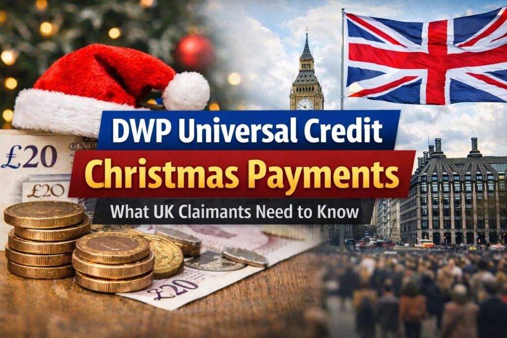 dwp universal credit christmas payments